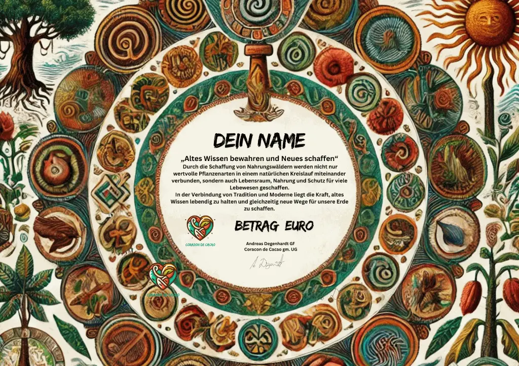 Urkunde Altes Wissen bewahren