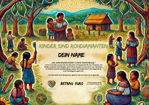 Urkunde Kinder sind Rohdiamanten